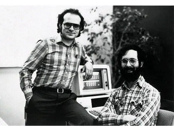 Dan Bricklin and Bob Frankston, creators of VisiCalc, the first spreadsheet